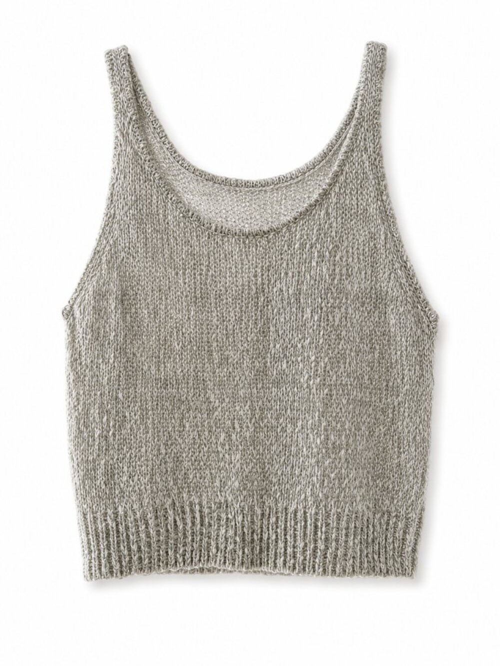 Splendid Metallic Open-Knit Tank Top S NWT